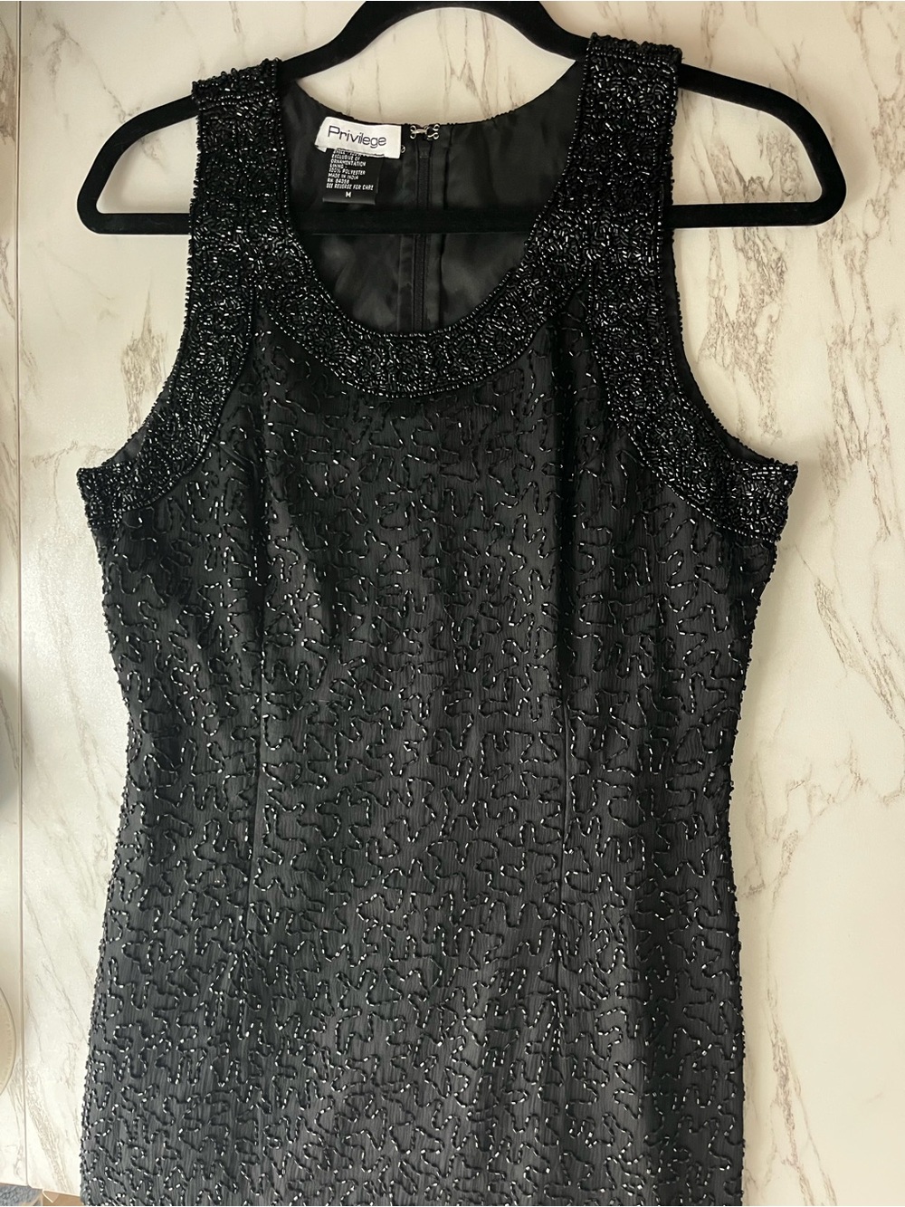 Vintage Black Beaded Cocktail Dress Like New Clio Peppiatt / Retrofete Vibes
